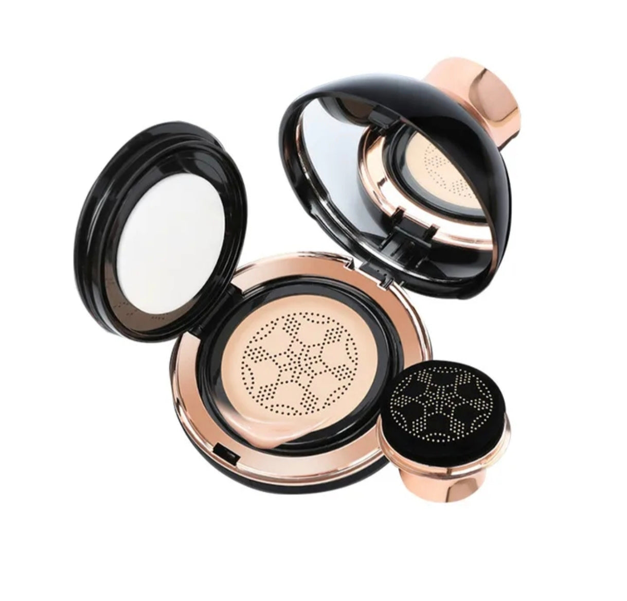 🌙 Voile de Lumière – Duo Cushion Rituel Éclat