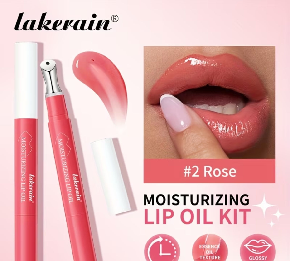 🌙 Lueur d’Étoile – Élixir de Lèvres ✨ Huile teintée hydratante